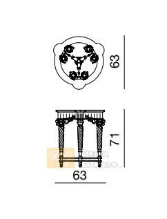 Стол VERSAILLES CLASSIC BelCor