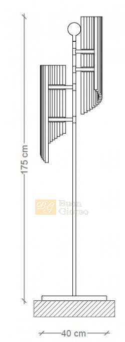 Торшер IL Paralume Marina IPM107FL