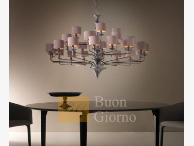 Люстра Divina LL.132/NKS/15PA/16+8+4F фабрики Lorenzon