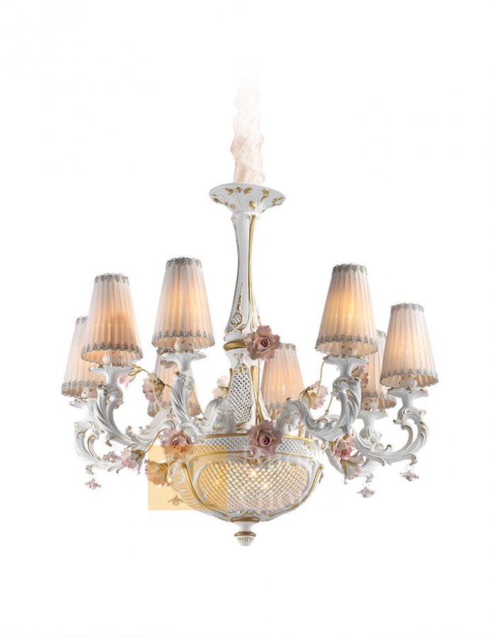 Люстра Perla LL.01/BP/SW/18+12+6F фабрики Lorenzon