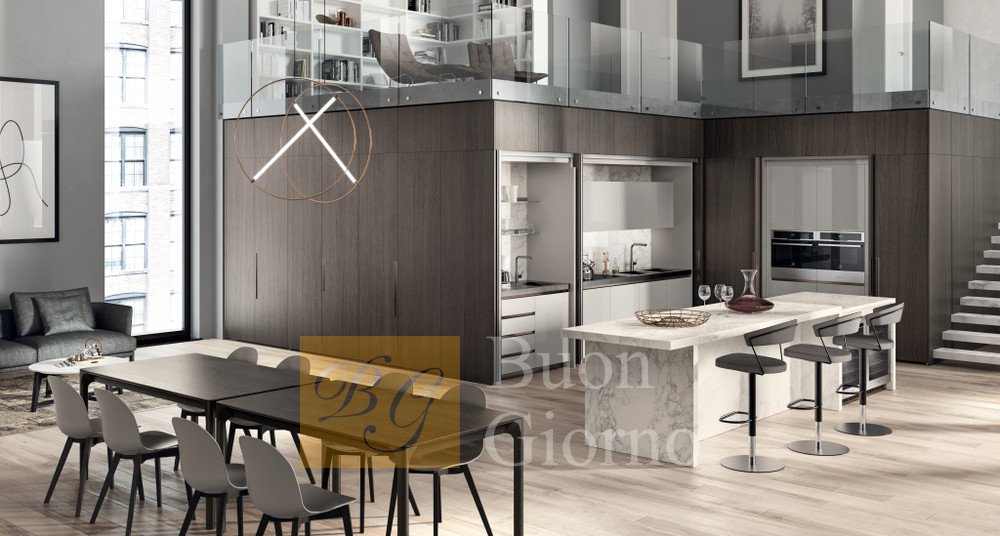Кухня Boxi фабрики Scavolini