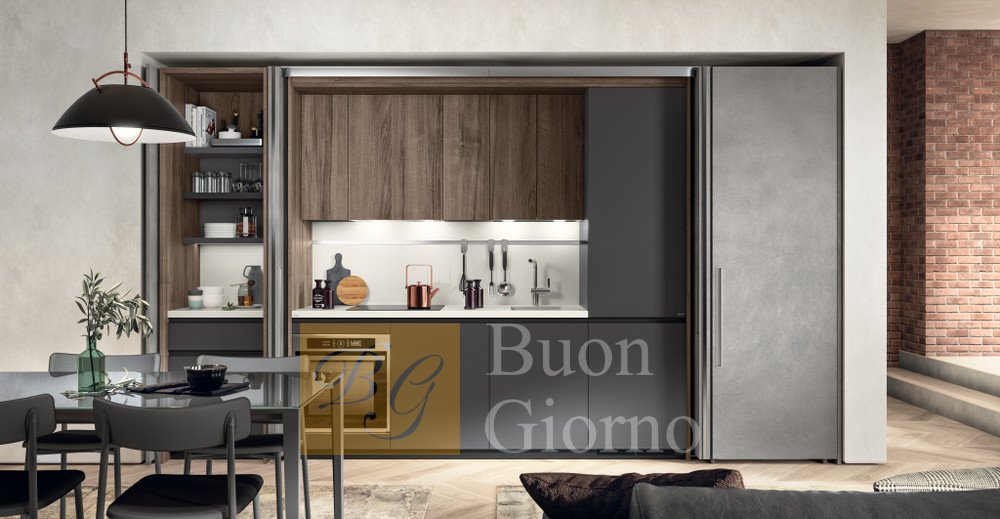 Кухня Boxi фабрики Scavolini