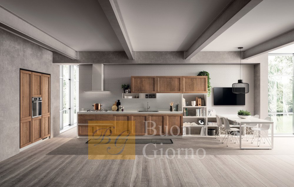 Кухня Evolution фабрики Scavolini