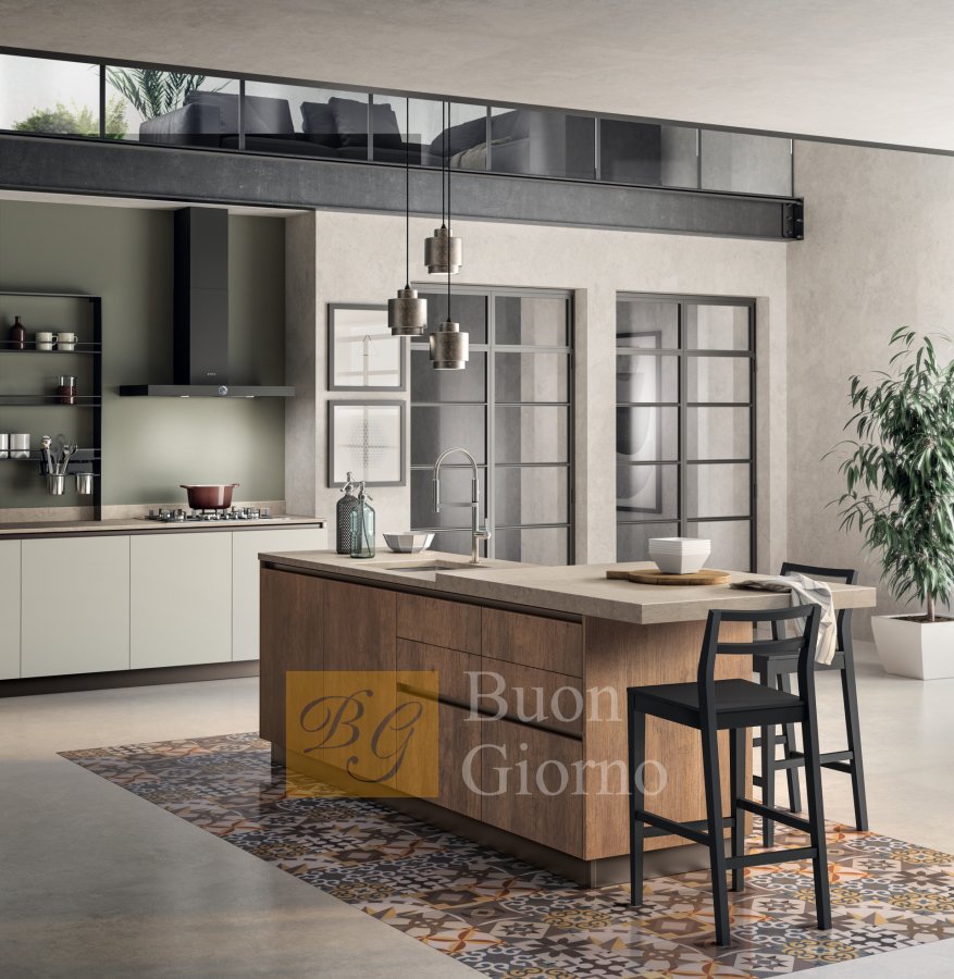 Кухня Evolution фабрики Scavolini