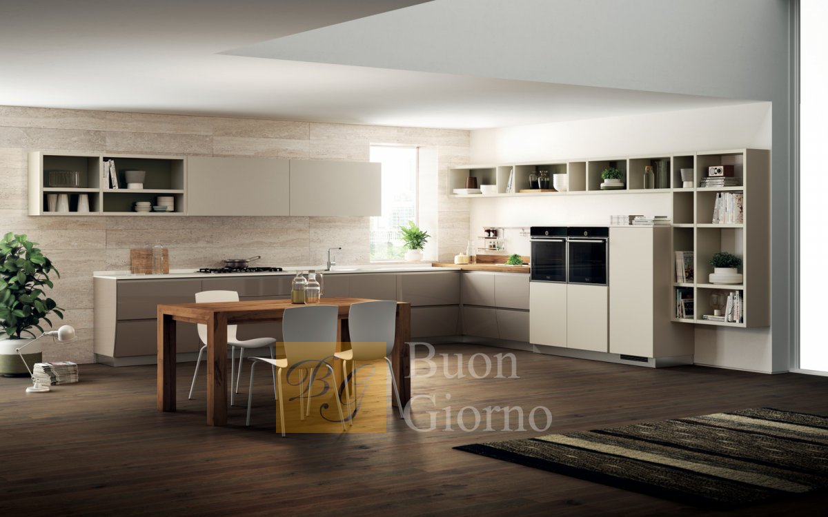 Кухня Flux Swing фабрики Scavolini