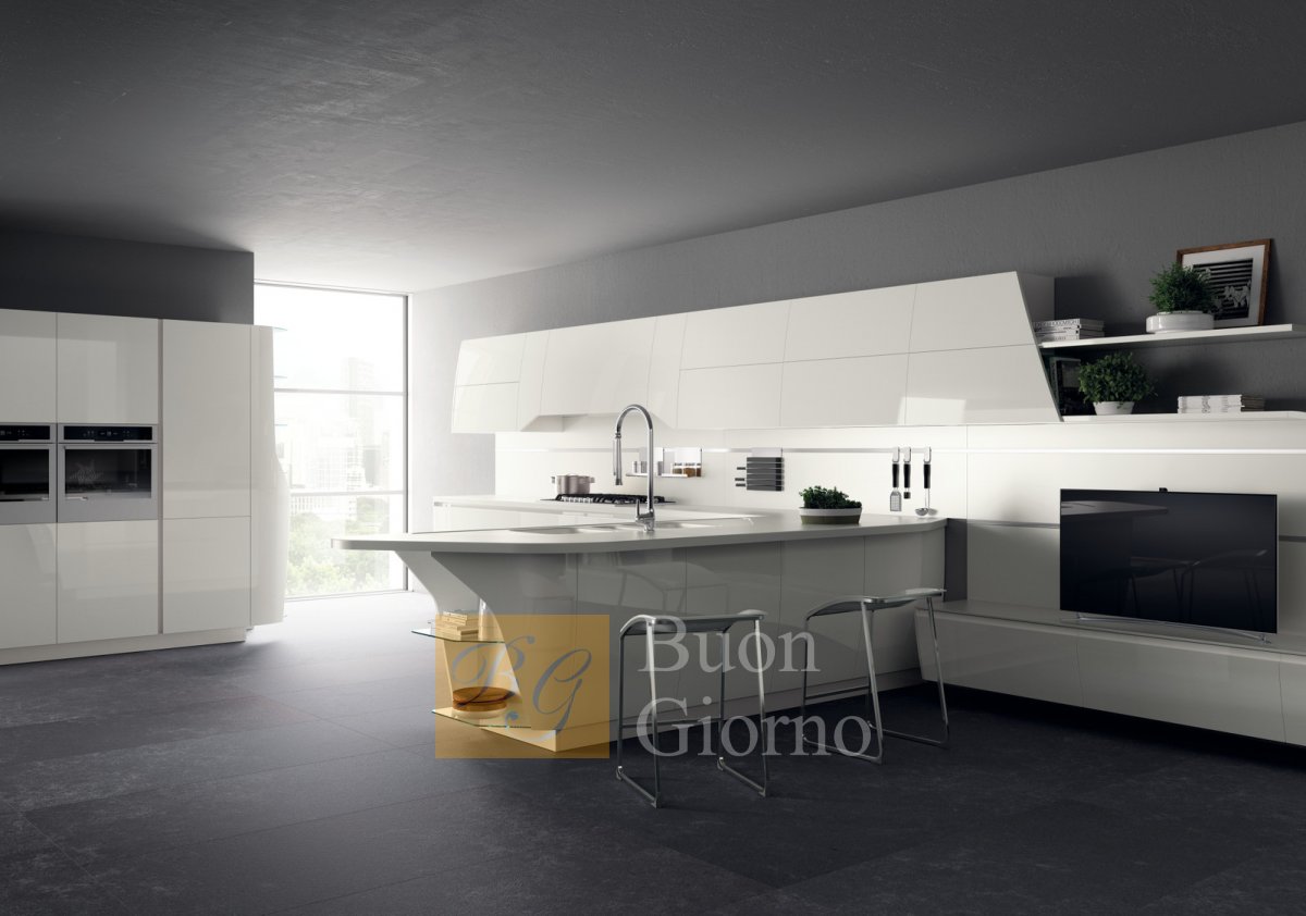 Кухня Flux Swing фабрики Scavolini