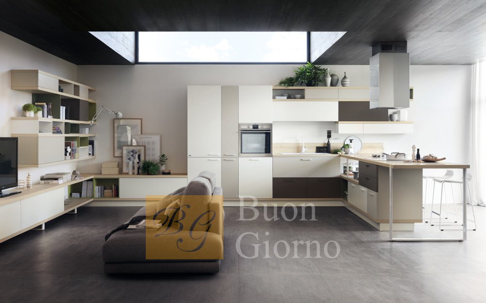Кухня Foodshelf фабрики Scavolini