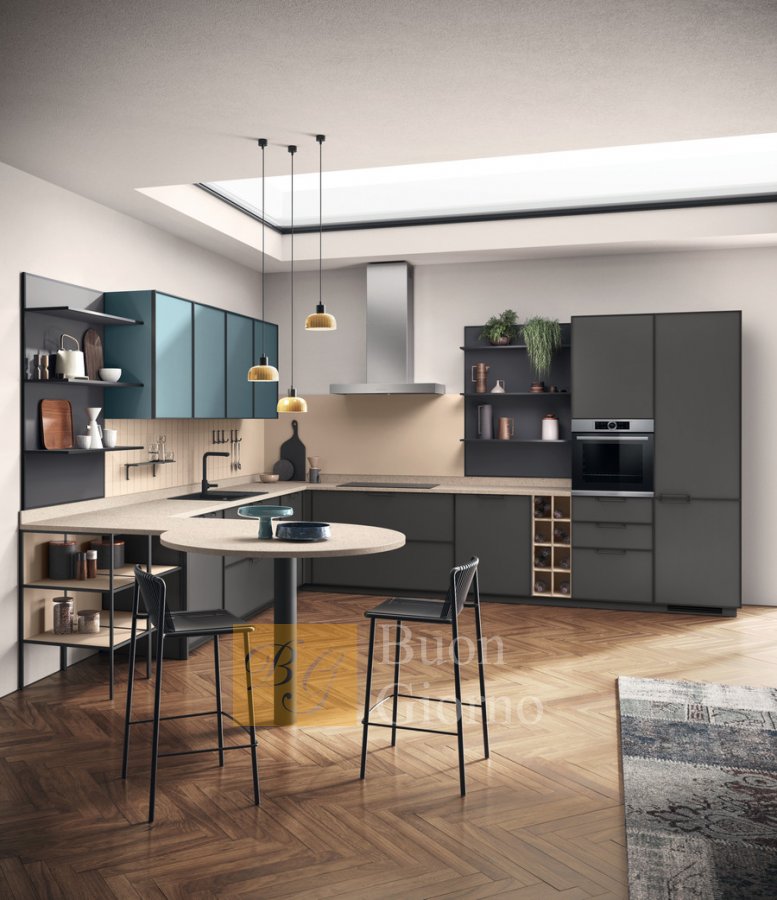 Кухня Jeometrica фабрики Scavolini