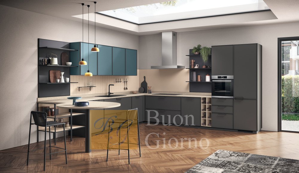 Кухня Jeometrica фабрики Scavolini