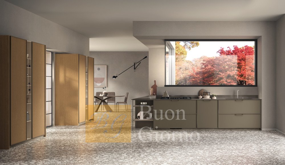 Кухня Jeometrica фабрики Scavolini