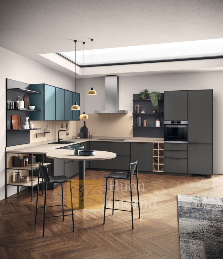 Кухня Jeometrica фабрики Scavolini