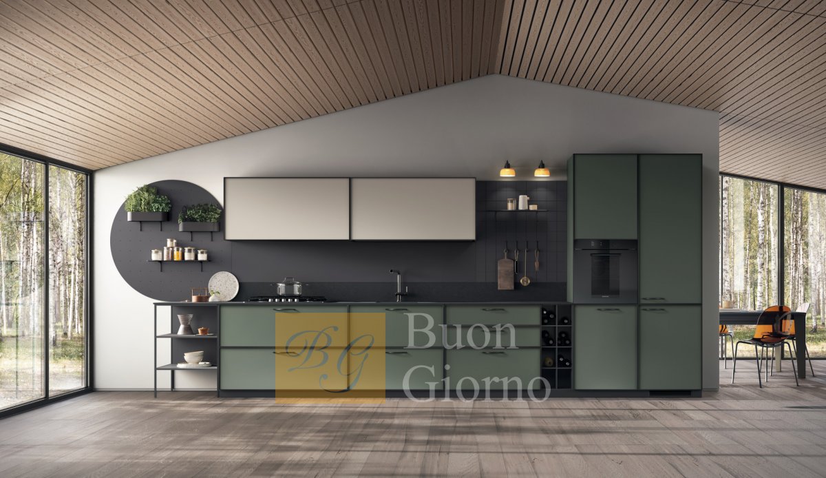 Кухня Jeometrica фабрики Scavolini