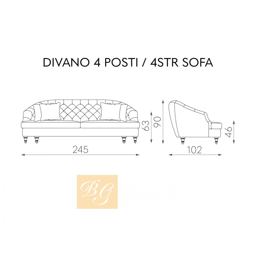Диван Savon фабрики Tosconova