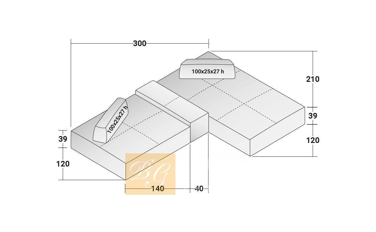 Диван Softbench фабрики Flou