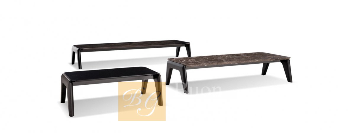 Журнальный столик Kirk "Wood" фабрики Minotti