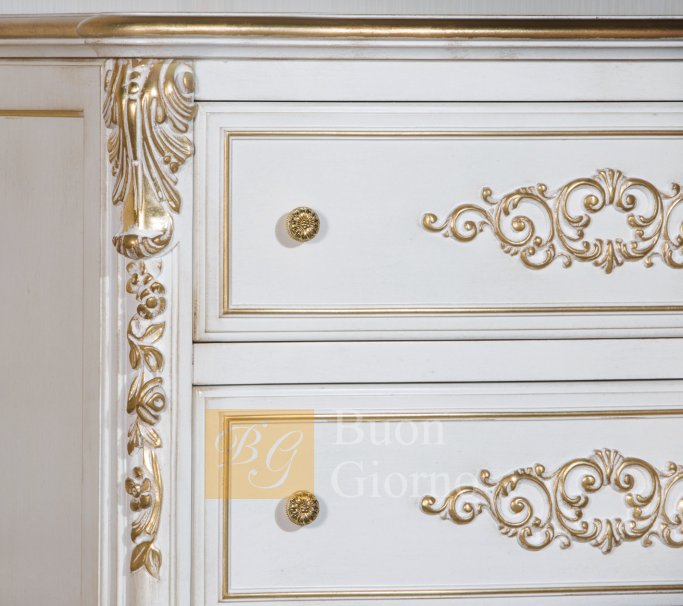 Комод LUIGI XV WHITE AND GOLD 970/K фабрики Vimercati