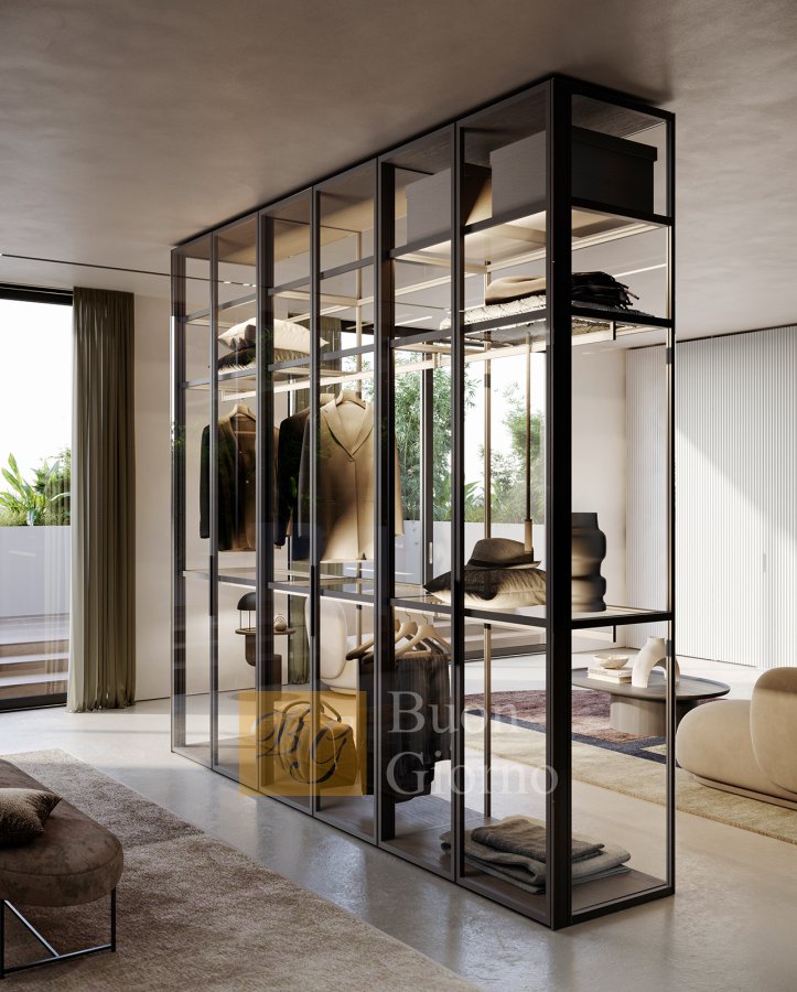 Шкаф GLASS фабрики OLIVIERI