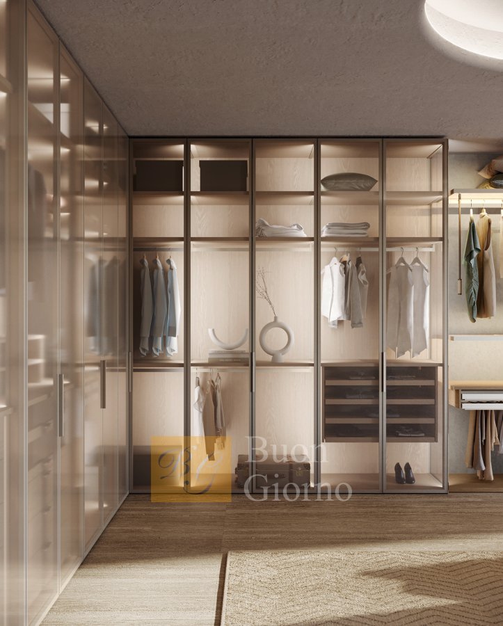 Шкаф GLASS фабрики OLIVIERI