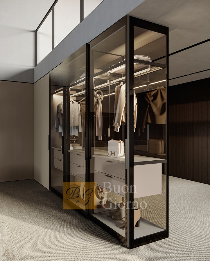 Шкаф GLASS фабрики OLIVIERI