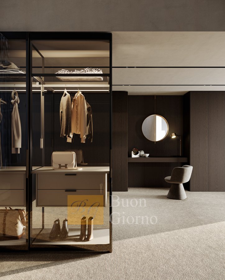 Шкаф GLASS фабрики OLIVIERI