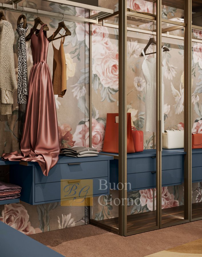 Шкаф GLASS фабрики OLIVIERI