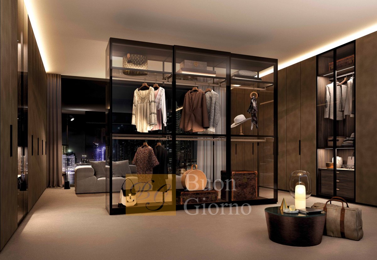 Шкаф GLASS фабрики OLIVIERI