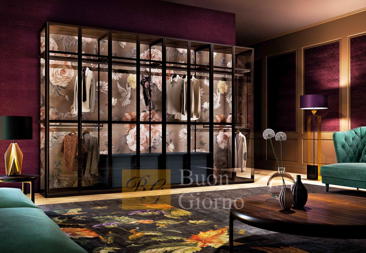 Шкаф GLASS фабрики OLIVIERI