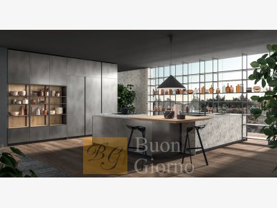 Кухня HC.08 effetto metallico фабрики Astra Cucine