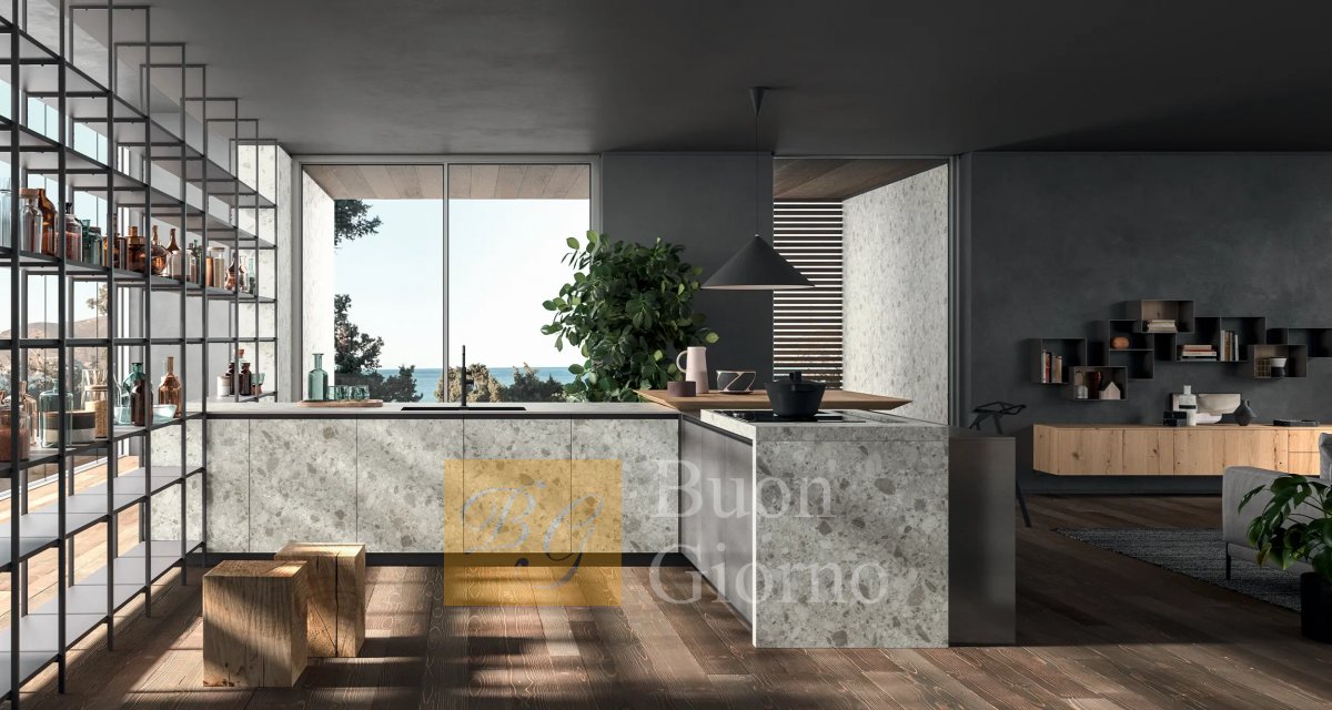 Кухня HC.08 effetto metallico фабрики Astra Cucine