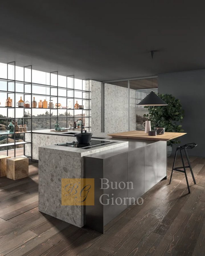 Кухня HC.08 effetto metallico фабрики Astra Cucine