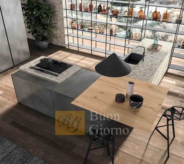 Кухня HC.08 effetto metallico фабрики Astra Cucine