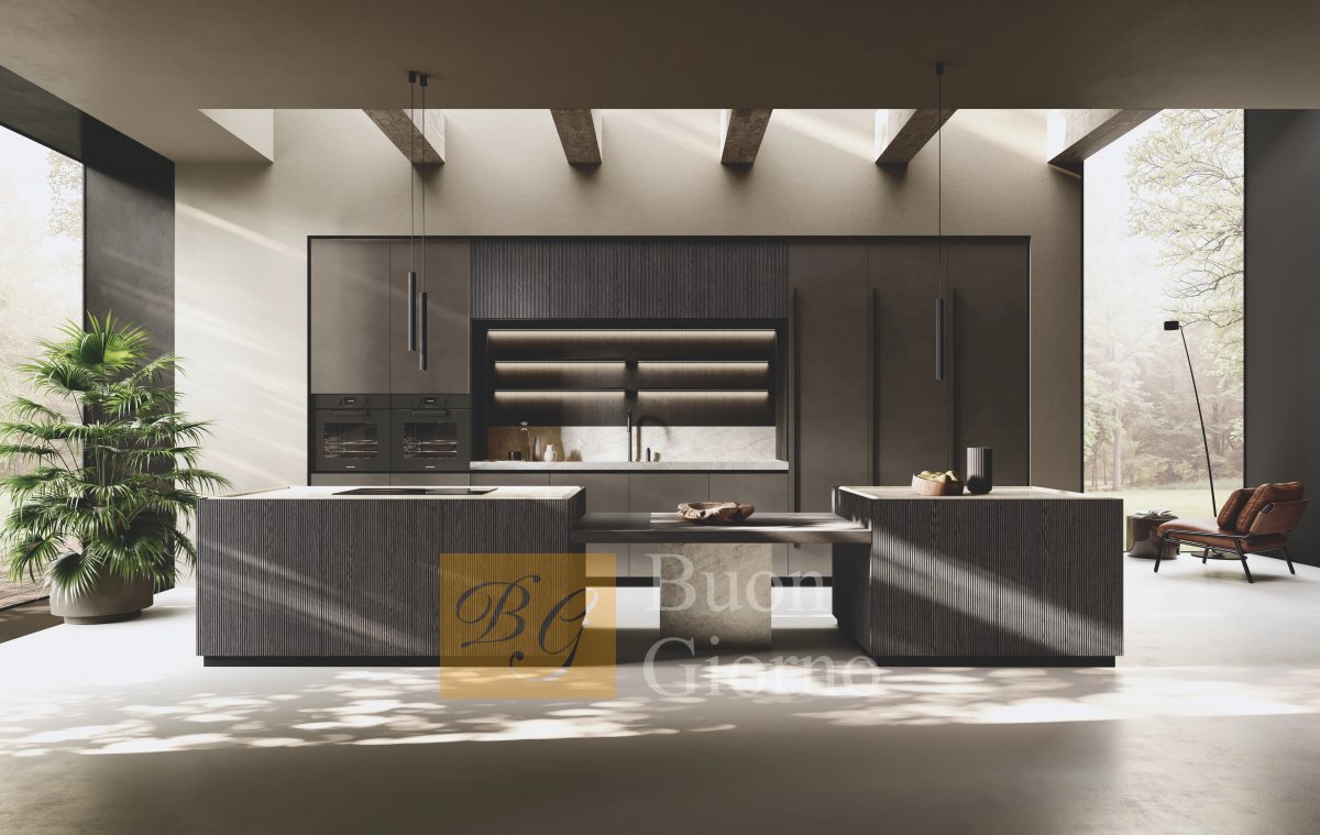 Кухня BLUNA LEGNO Rigato фабрики BINOVA
