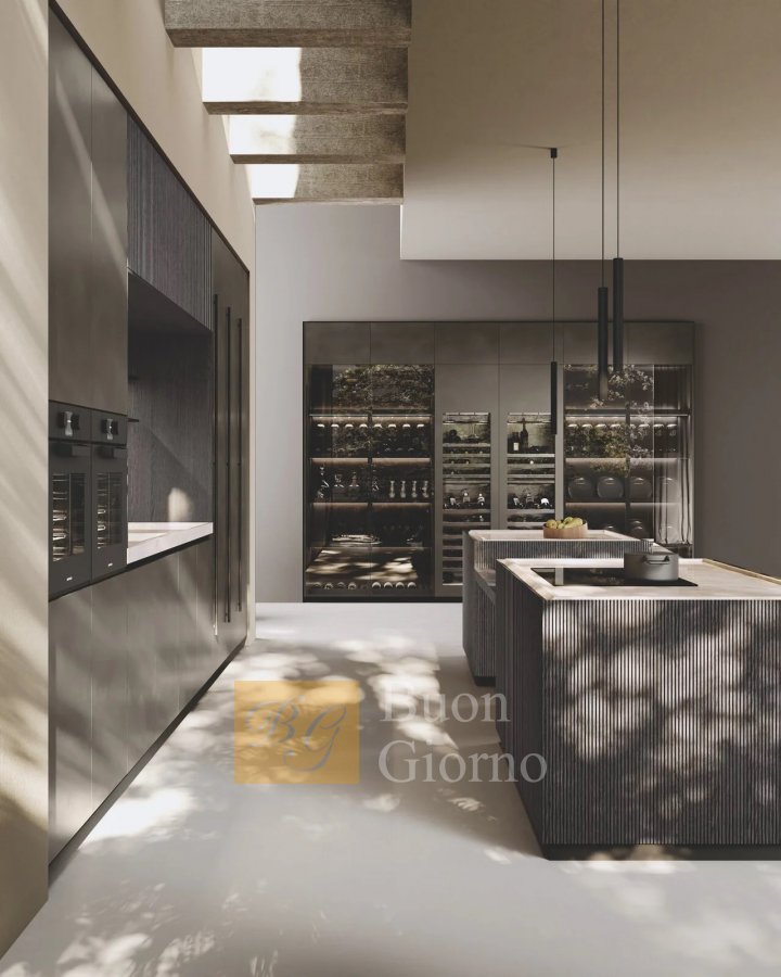 Кухня BLUNA LEGNO Rigato фабрики BINOVA