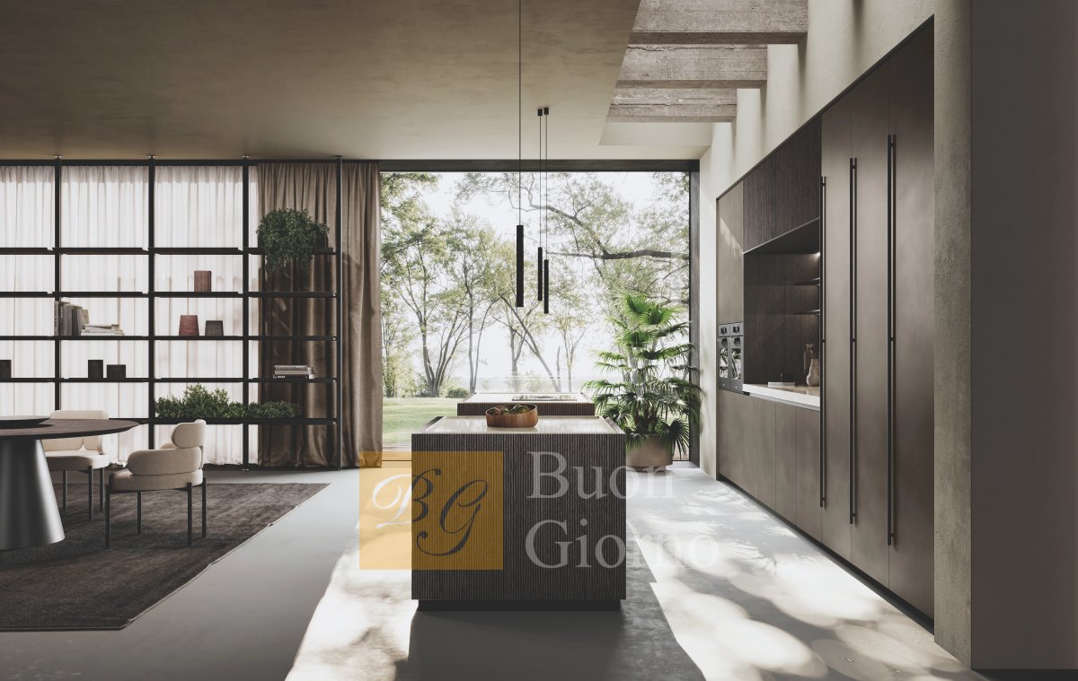 Кухня BLUNA LEGNO Rigato фабрики BINOVA