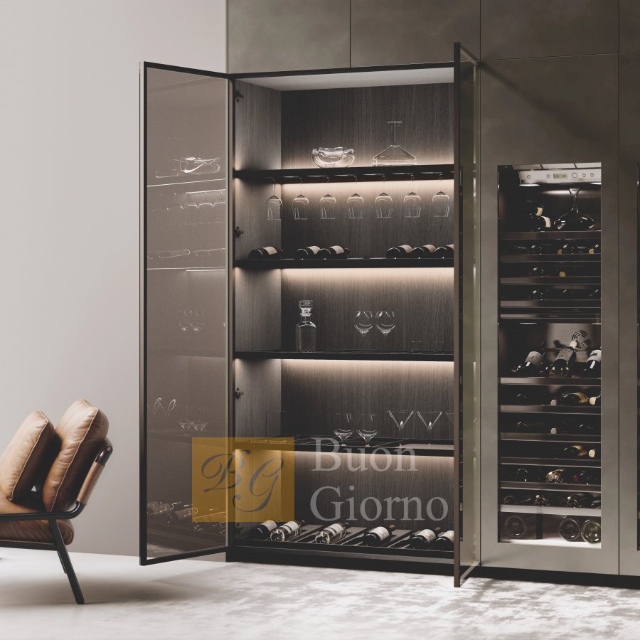 Кухня BLUNA LEGNO Rigato фабрики BINOVA