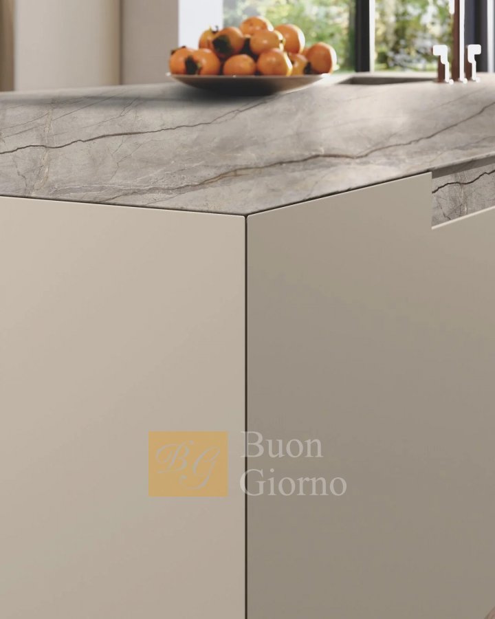 Кухня BLUNA MANIGLIA STONE фабрики BINOVA