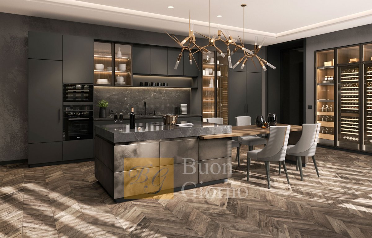 Кухня LOFT METAL фабрики Tessarolo