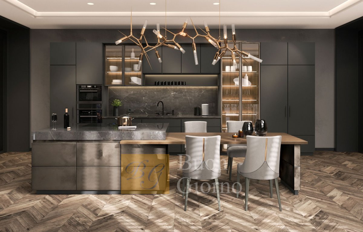 Кухня LOFT METAL фабрики Tessarolo