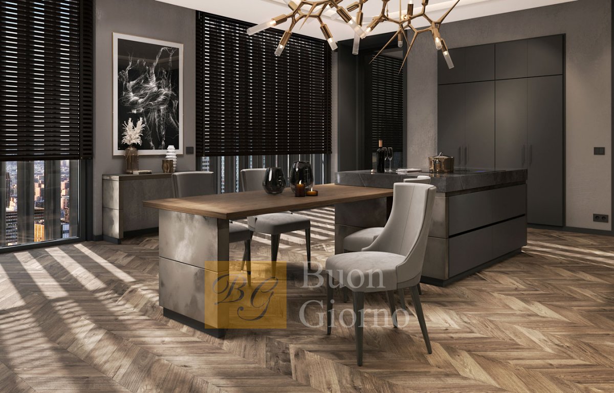 Кухня LOFT METAL фабрики Tessarolo