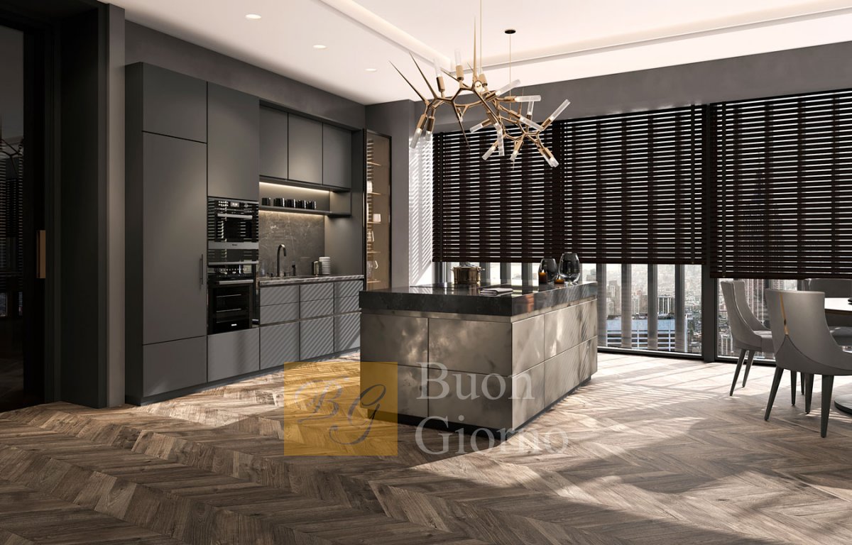 Кухня LOFT METAL фабрики Tessarolo
