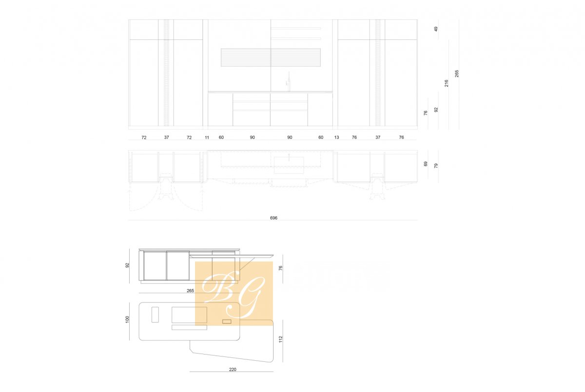 Кухня  Villa d'Este фабрики Visionnaire