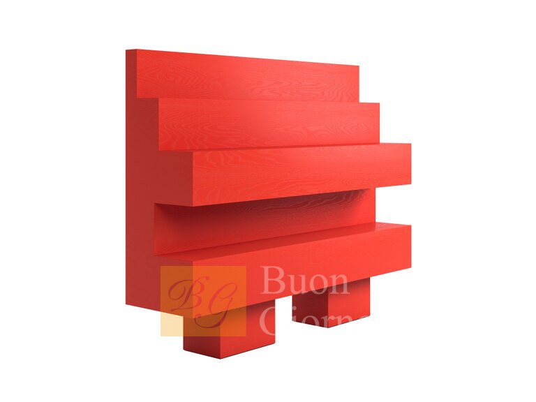 Книжный шкаф Red Bookcase фабрики Cappellini