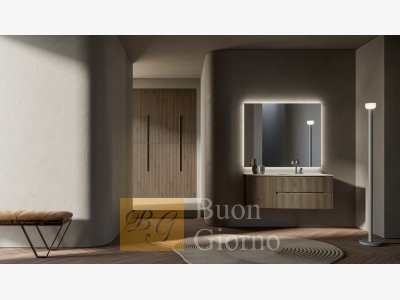 Подвесная композиция с мойкой Vertigo Evolution Comp. VE02 фабрики Puntotre