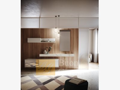 Подвесная композиция с мойкой Modula Comp.03 фабрики Puntotre