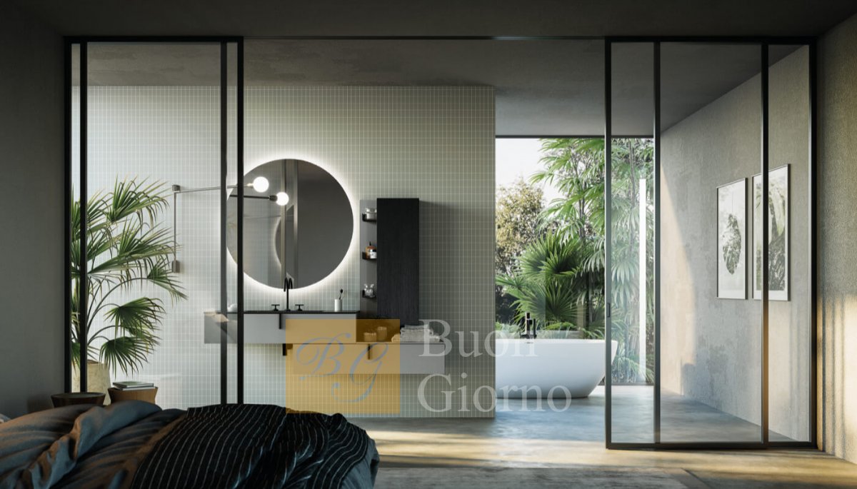 Подвесная композиция с мойкой Handle Comp.18 фабрики Puntotre