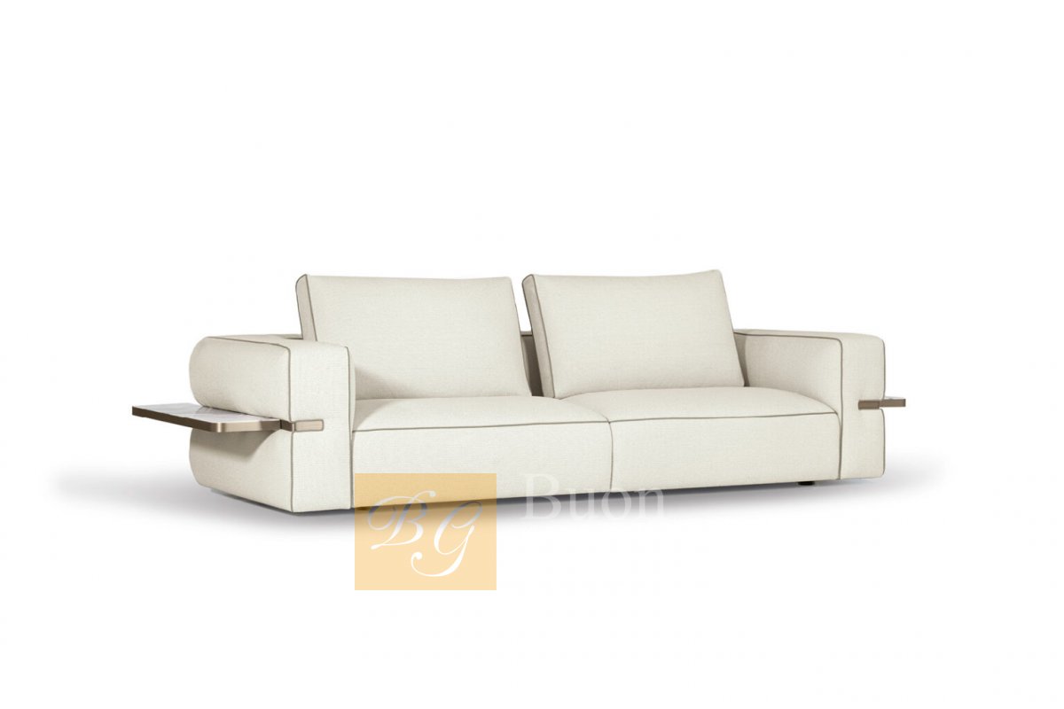 Диван Luxor 4х местный с мраморной полкой фабрики Giorgio Collection
