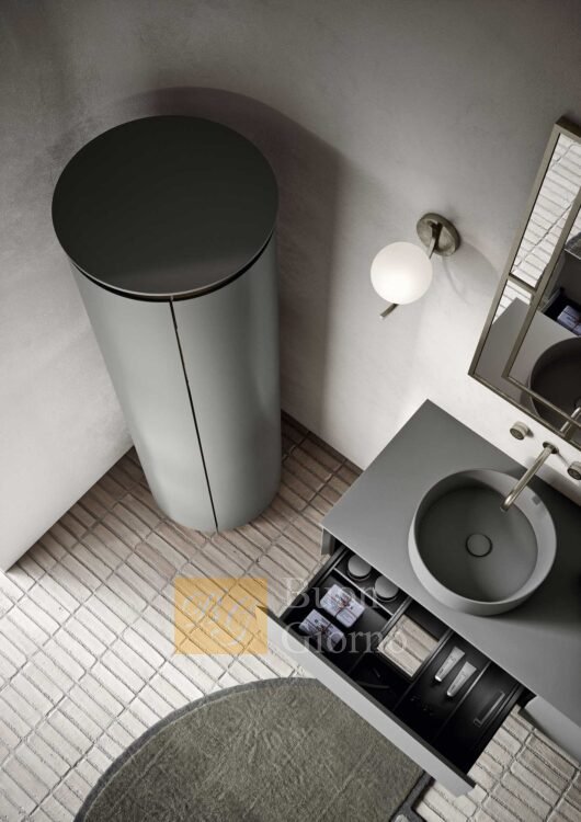 Шкаф напольный округлой формы Naos 0NALG5_005 фабрики Oasis