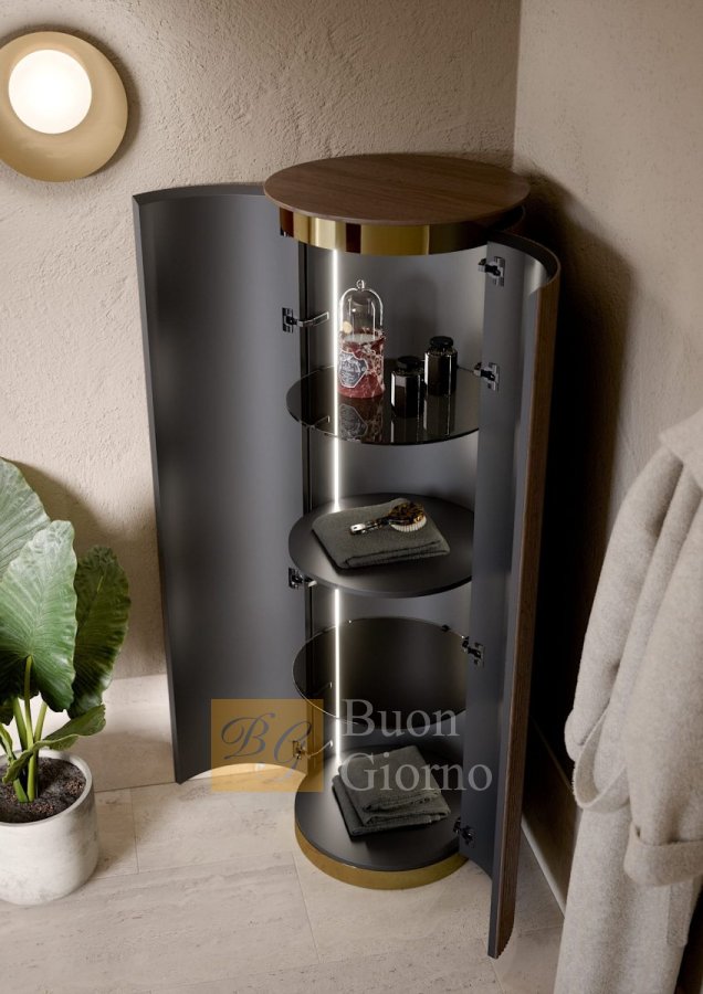 Шкаф напольный округлой формы Naos 0NAOG5_002 фабрики Oasis