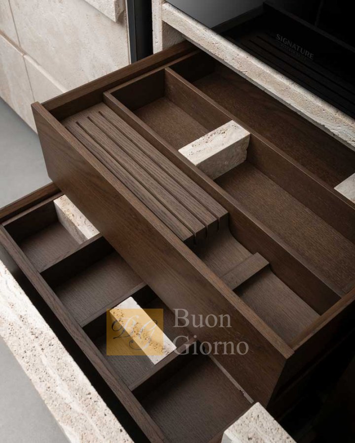 Остров для кухни из натурального камня Fidia фабрики Vaselli