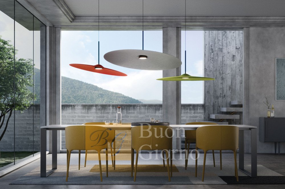 Подвесной светильник Acustica F58 фабрики Fabbian